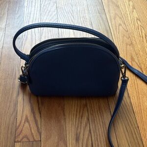 Larissa Double Zip Dome Crossbody